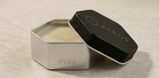 PYRA tin open